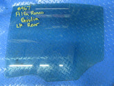 Alfa Romeo Giulia left rear door window glass #0967